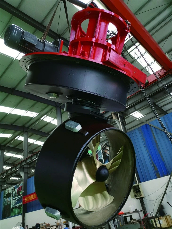 BV Certificated Marine Propulsion Controllable Pitch Well Mounted Azimuth Thruster manufacturers