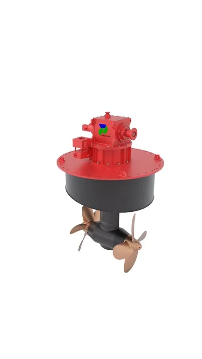 Marine Well Mounted Azimuth Thruster, Counter Rotating Propellers Approved By BV