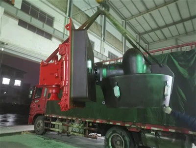 Well Mounted L-Drived Boat Propeller Azimuth Thruster With Fixed Pitch